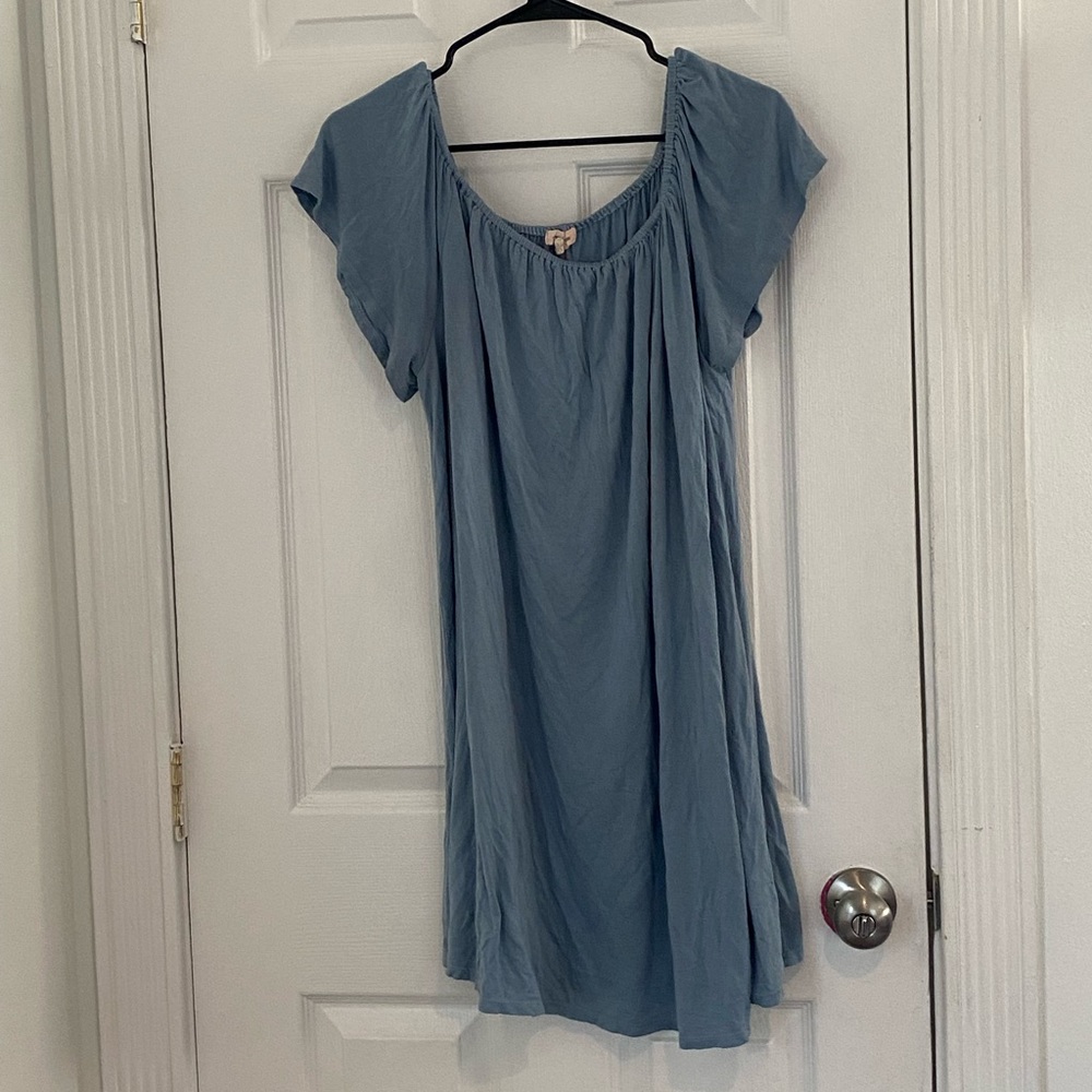 Blue Flowy Dress
